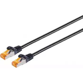 Netzwerkkabel S/CONN 08-26075 Schwarz 10 m Cat6a S/FTP