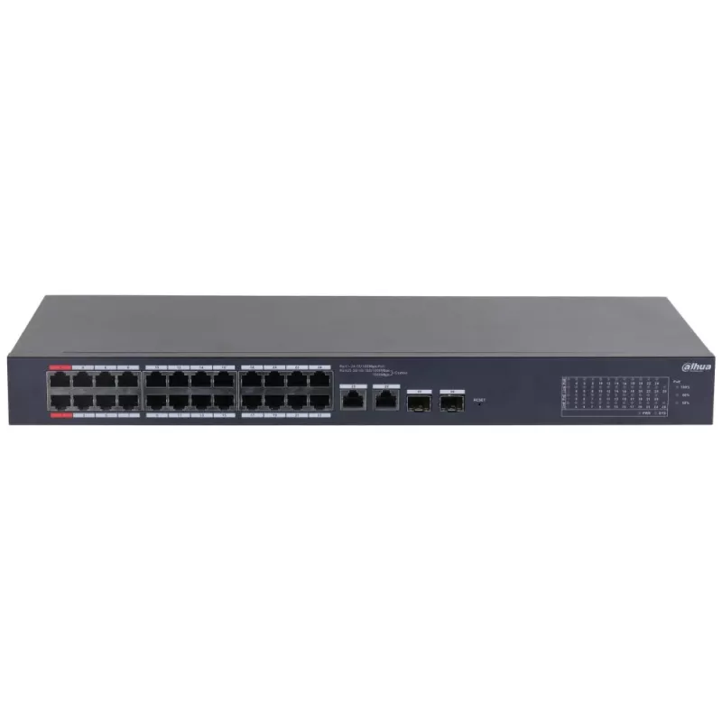 Dahua Technology DH-CS4226-24ET-240 Netzwerk-Switch Managed L2 Gigabit Ethernet (10/100/1000) Power over Ethernet (PoE) Schwarz