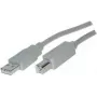 USB-Kabel ShiverPeaks BS77023 3m USB 2.0 A zu B Grau