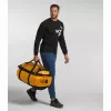 The North Face Base Camp Duffel L Reisetasche 95 L Polyester Schwarz, Gelb
