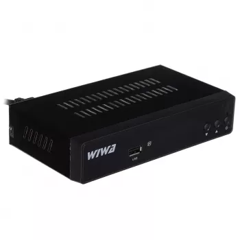 TV-Tuner WIWA H.265 LITE — DVB-T-/DVB-T2-Tuner mit H.265-Unterstützung, Full HD, HDMI, USB, SCART