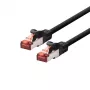 LOGON TCF66F200BL Cat6a U/UTP (UTP) Netzwerkkabel 20 m Schwarz RJ-45–RJ-45