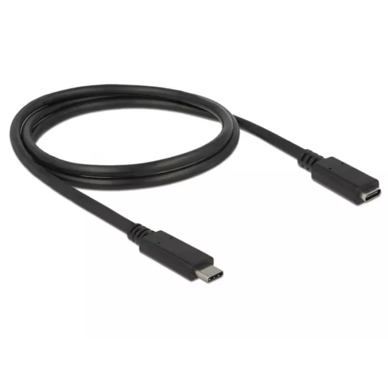 USB-Kabel DeLOCK 85533 USB 3.2 Gen 1 1m USB C Schwarz
