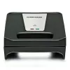 Sandwichmaker Rommelsbacher SWG 700 – kompakter 3-in-1 elektrischer Grill mit 3 Wechselplatten (Sandwich, belgische Waffel, Grill), Edelstahlakzenten