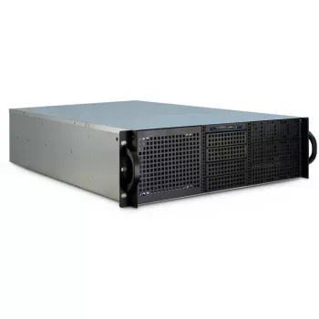 Inter-Tech 3U-30255 Rack Schwarz, Edelstahl