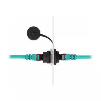 DeLOCK Netzwerkkabel RJ45 Cat.6A 1m Schwarz