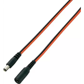 VOLTCRAFT Niedervolt-Verlängerungskabel Niedervolt-Stecker - Niedervolt-Buchse 5,5 mm 2,5 mm 5,5 mm 2,5 mm 3,00 m 1 St. (93025c183)