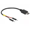 USB-Kabel DeLOCK 85418 0,1 m USB C Schwarz