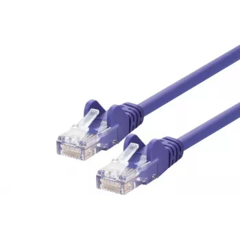 Netzwerkkabel LOGON TCU55U075P Cat5e U/UTP (UTP) Violett 7,5 m RJ-45 Goldkontakte
