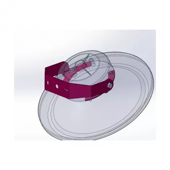 Synergy 21 LED-Strahler-Pendelleuchte UFO zus. Wandhalterung für UFO Größe M, kurze Halterung