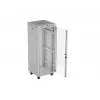 LANBERG 19 Zoll 32U Stand-Rack-Schrank 600×600 mm Grau mit perforierten Türen und LCD (flach Pack)