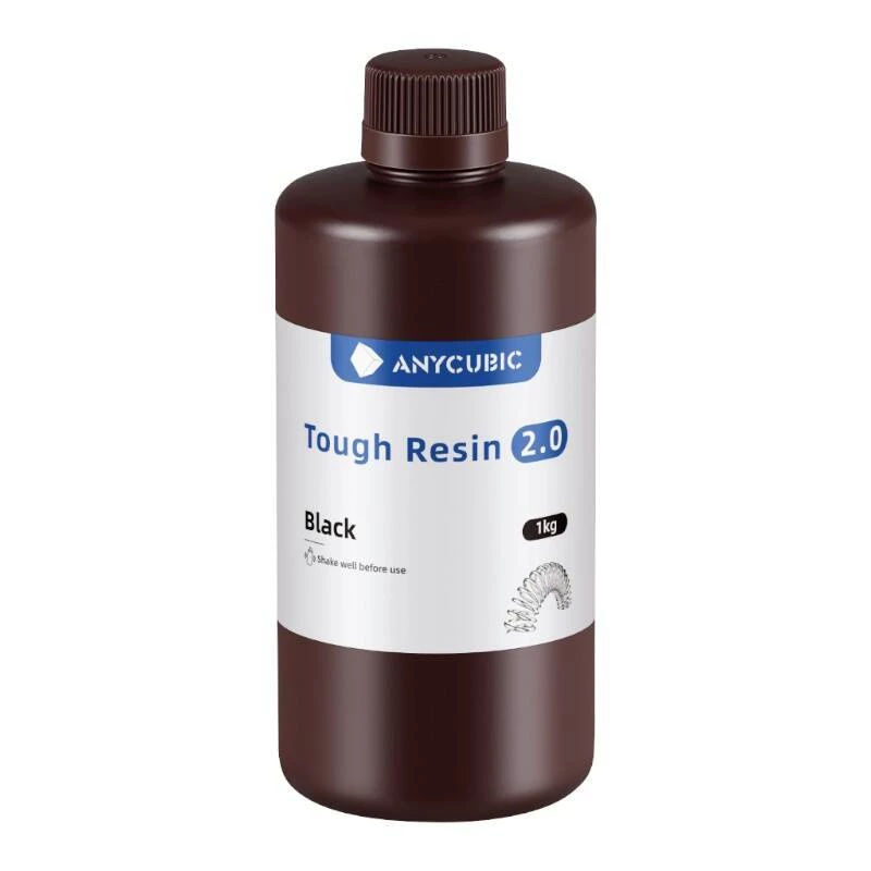 Photopolymer-Harz AnyCubic Tough Resin 2.0 Schwarz 1 kg SRX2BK-101A