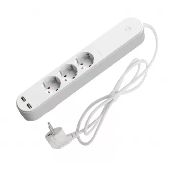 Smart Power Strip Denver SHP-310U 3 AC-Ausgänge Typ F 3680 W