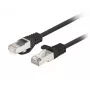 Lanberg Patchkabel Cat.6 F/UTP 0,5 m Schwarz Fluke-getestet 10er-Pack (F/UTP, CAT6, 0,50m), Netzwerkkabel