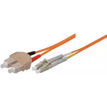 Tecline exertis Connect – Patchkabel – SC Multimode (M) auf LC Multimode (M) – 10 m – Glasfaser – 62,5/125 Mikrometer – OM1 – orange (86610)