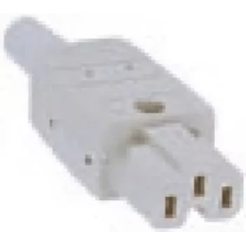 Netzstecker C15 Bachmann 916.970 Grau