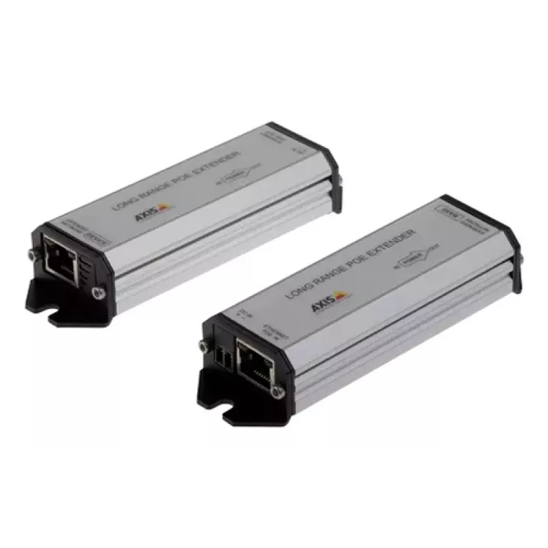 AXIS Long range PoE Extender kit - Repeater - 100Mb LAN - 10Base-T, 100Base-TX - RJ-45 / RJ-45 - bis zu 1 km