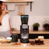 Cecotec Kaffeemühle | SteelMill Touch | 150 W | Kaffeebohnenkapazität 300 g | Anzahl Tassen 14 Stück