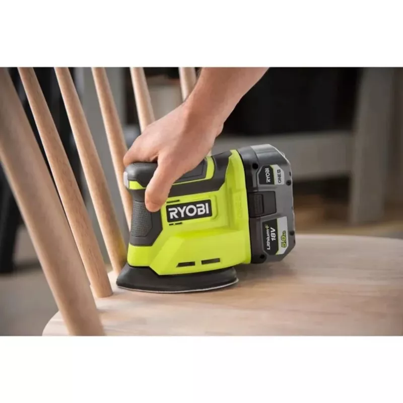 Ryobi RPS18-0, Deltaschleifer, orbital, Klettverschluss, Schwarz, Grün, Kunststoff, 11000 OPM