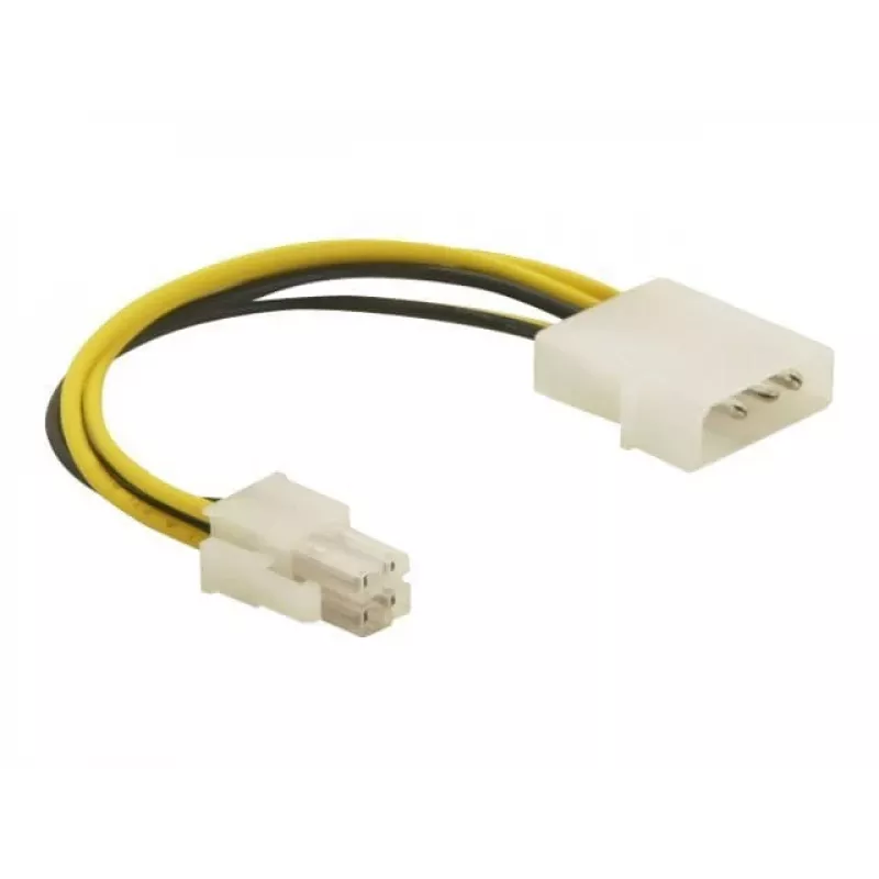 DeLOCK Kabel P4-Stecker Molex 4-Pin-Stecker Mehrfarbig 0,13 m