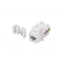 Keystone-Modul Lanberg KSU5-1090 abgewinkelt weiß RJ-45
