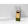 Smartphone-Hülle man and wood für Samsung Galaxy S10 Plus — Bambuswald Schwarz