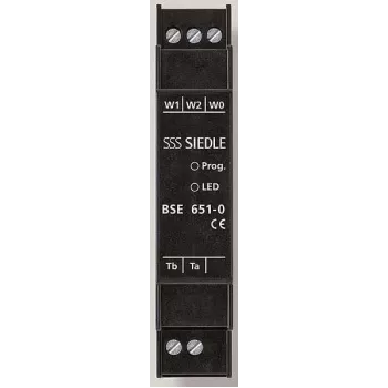 Siedle&Sohne Bus-Schalt-Einheit Schwarz DIN Rail BSE 651-0 (210007486-00)