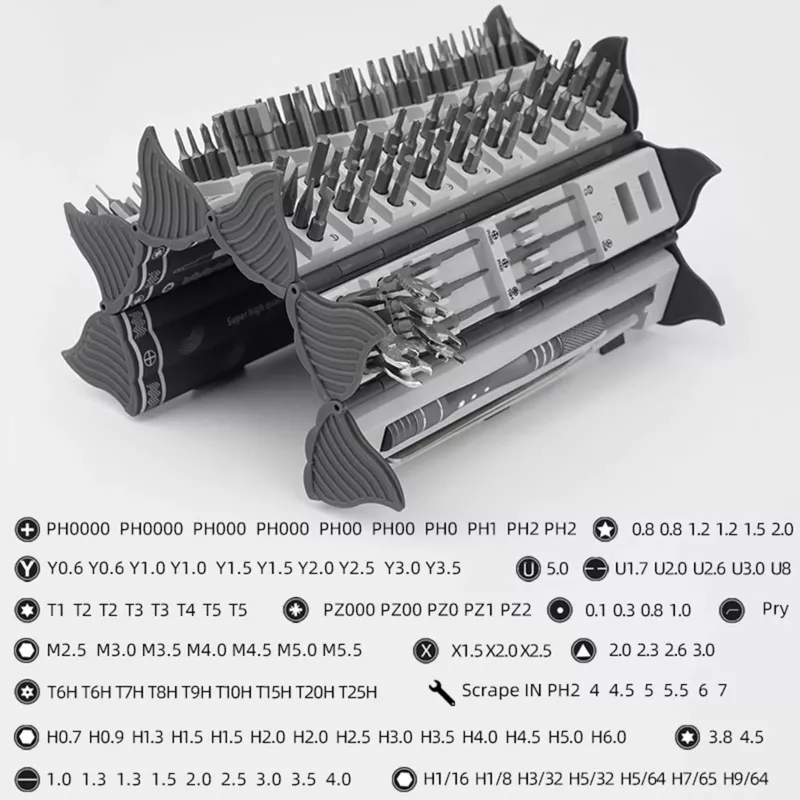 Präzisionsschraubendreher-Set Extralink EX.21465 — Magnetisches 128-in-1 Bits-Kit