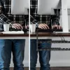 Kabelmanagement für den Schreibtisch MACLEAN MC-102 – zweistufige Untertisch-Ablage, max. Belastung 5 kg, maximale Länge 728 mm, schwarz