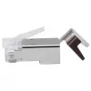 Geschirmter RJ45-Stecker EQUIP Cat 8.1, Stecker, Silber, 50 Stück, 11,7×22,5 mm, 3,7 g