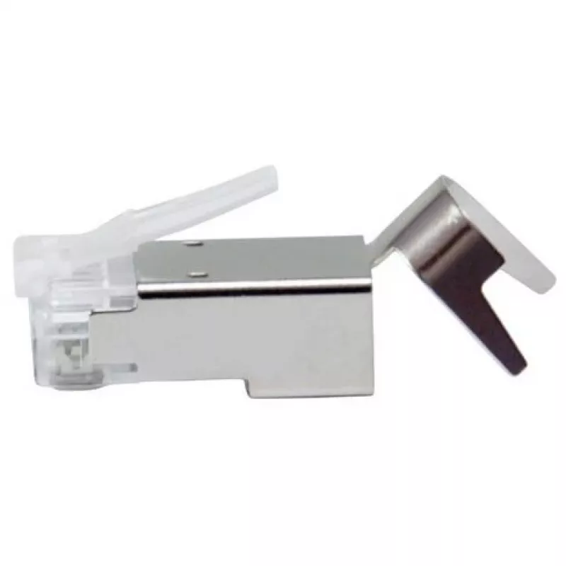 Geschirmter RJ45-Stecker EQUIP Cat 8.1, Stecker, Silber, 50 Stück, 11,7×22,5 mm, 3,7 g