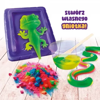 Pädagogischer Quetscher Liscianigiochi Slumi Science Chamäleon 304-PL110971 – praktisches Wissenschaftsspielzeug