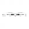 DeLOCK Audiokabel RJ-45 3,5 mm Schwarz 87858
