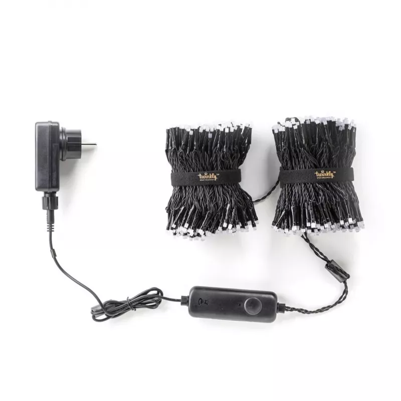 TWINKLY Strings 600 (TWS600STP-BEU) Intelligente Weihnachtsbaumlichter 600 LED RGB 48 m