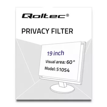 Qoltec 51054 Blickschutzfilter 48,3 cm (19) Laptop