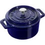 Einzelne Mini-Pfanne aus Gusseisen Staub Minis — 10 cm Durchmesser, blau
