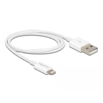 USB-Daten- und Ladekabel DeLOCK 83000 für iPhone iPad iPod weiß 1 m