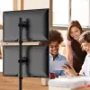 Maclean TV-Halterung 13-27 Zoll MC-966 (Tisch, 27), Monitorständer, Schwarz