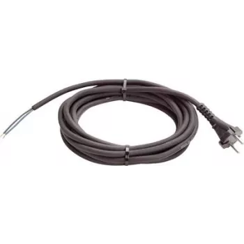 Stromkabel AS Schwabe 70532 — 3 m H05RN-F, 2x1,0 mm², schwarz