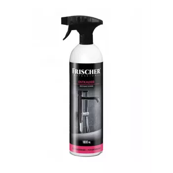 Badentkalker FRISCHER FR00232_1000 flüssiger Kalk- und Ablagerungsentferner für Sanitäroberflächen, 1 Liter Sprühflasche