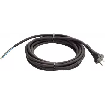 Stromkabel Schwabe H05RN-F 2x1,0 mm² Gummi, 5 m, schwarz