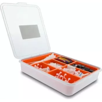 Kabelmanagement-Box-Set DELOCK 20768 — 99-teilig zum Organisieren von Kabeln und Komponenten