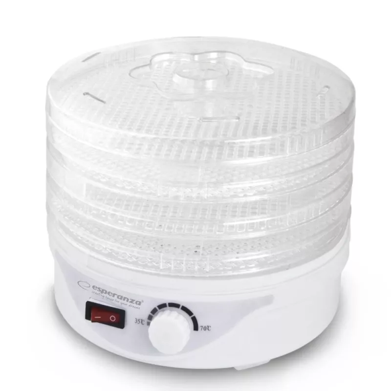 Esperanza EKD003 Dörrautomat Transparent, Weiß 250 W