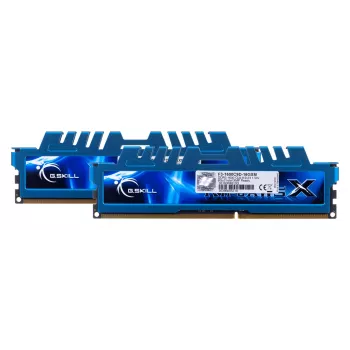 G.Skill 16GB Ripjaws X Dual Channel Memory Kit - Blau (2x 8GB, DDR3 1600MHz, 1,5V, F3-1600C9D-16GXM, XMP Ready)