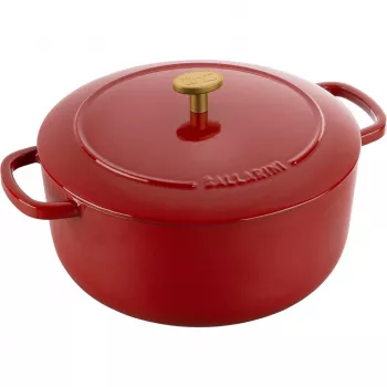 Ballarini Bellamonte Runder Gusseisentopf - 4 l, Rot