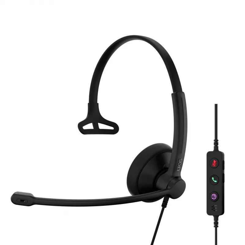 Headset EPOS IMPACT 100 MS Mono USB-C+A Kabelgebunden Leichtgewicht 51g
