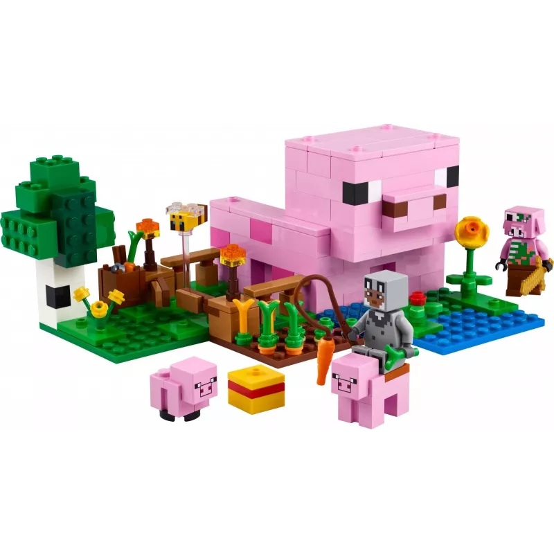 LEGO MINECRAFT 21268 Das Baby-Schwein-Haus