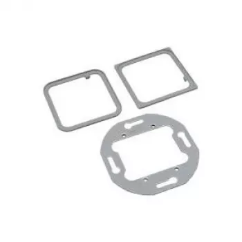 Wandplatten-Schalterabdeckung Kindermann 7442000001 Aluminium