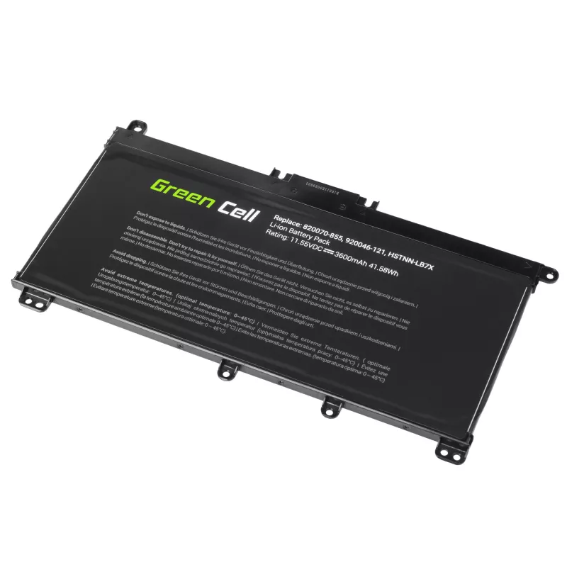Battery Grün Cell HP145 für HP Pavilion (LiPo 3600 mAh, 11,55 V, schwarz)