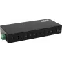 10-Port USB 3.2 Gen 2x1 Hub Exsys EX-12270HMS, 79,5 W Stromversorgung